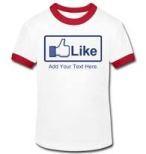 Facebook tee shirts as kids summerwear