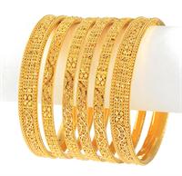 Gold bangles