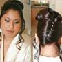 Traditional Up do Hairstyle With A Twist