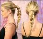 Center Braid look